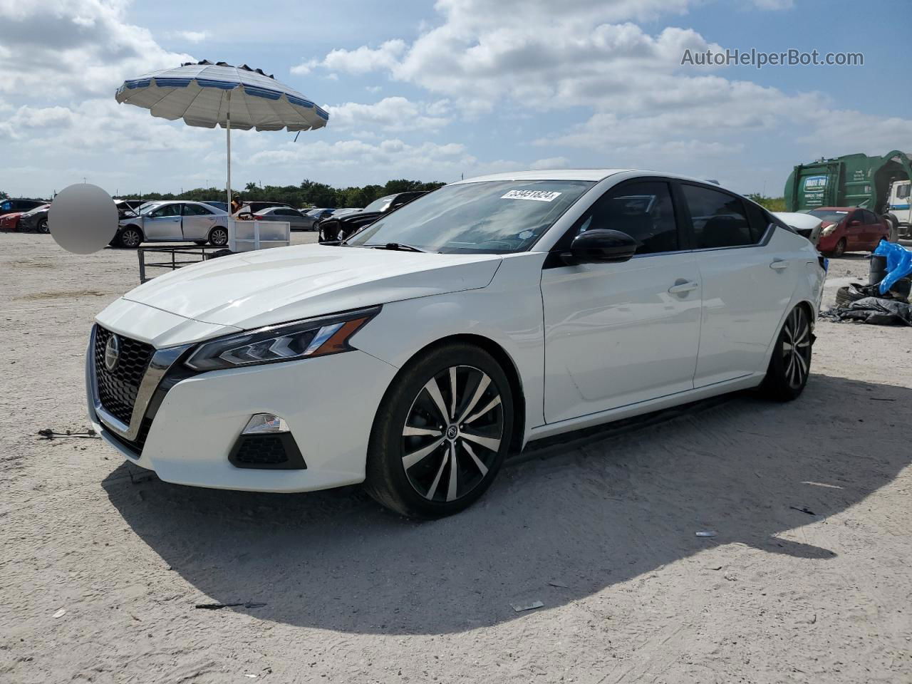 2020 Nissan Altima Sr White vin: 1N4BL4CV4LC133755