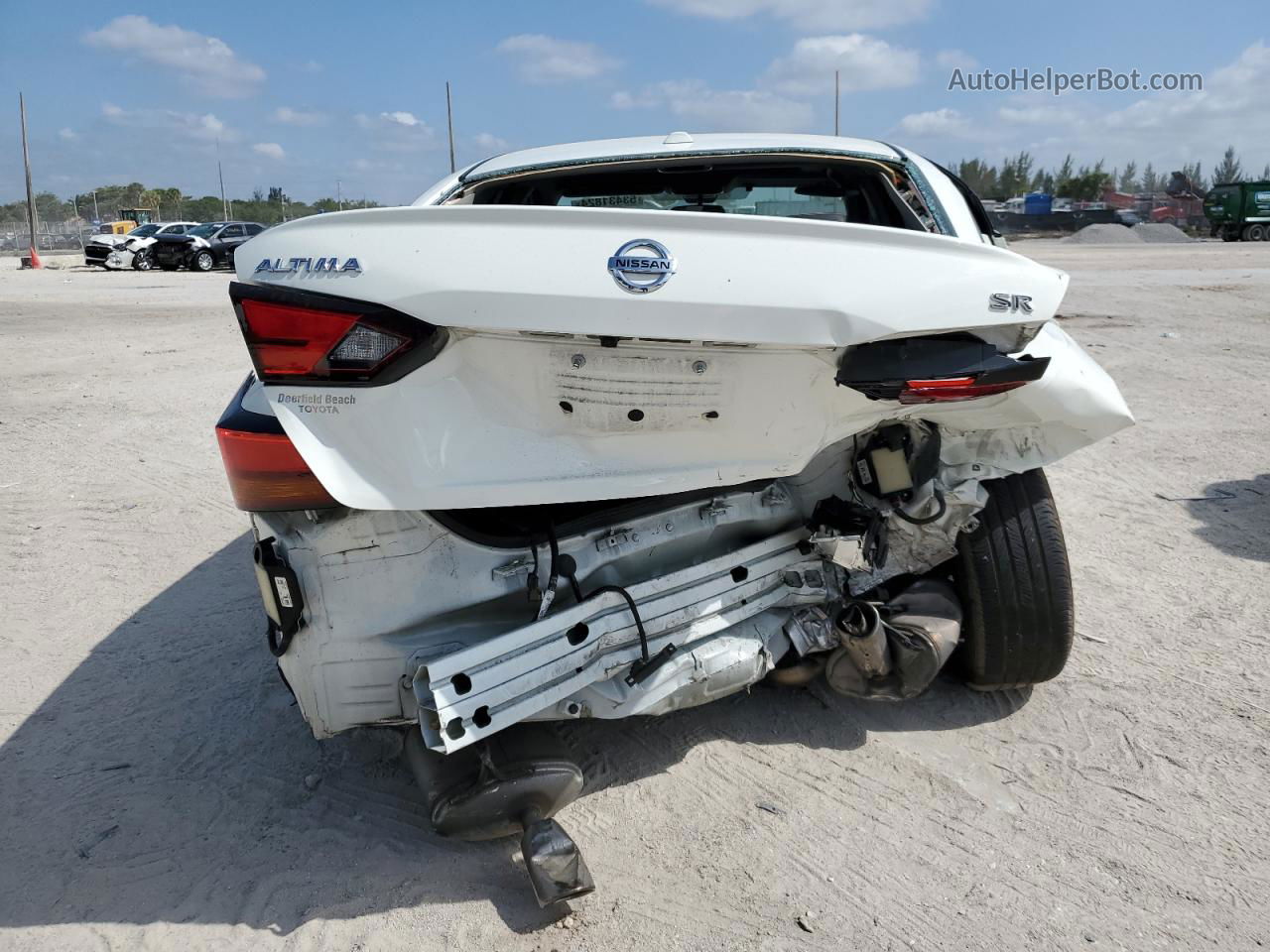 2020 Nissan Altima Sr White vin: 1N4BL4CV4LC133755