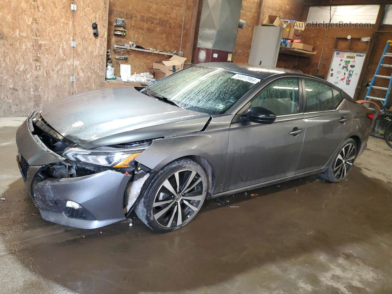 2021 Nissan Altima Sr Gray vin: 1N4BL4CV4MN305742