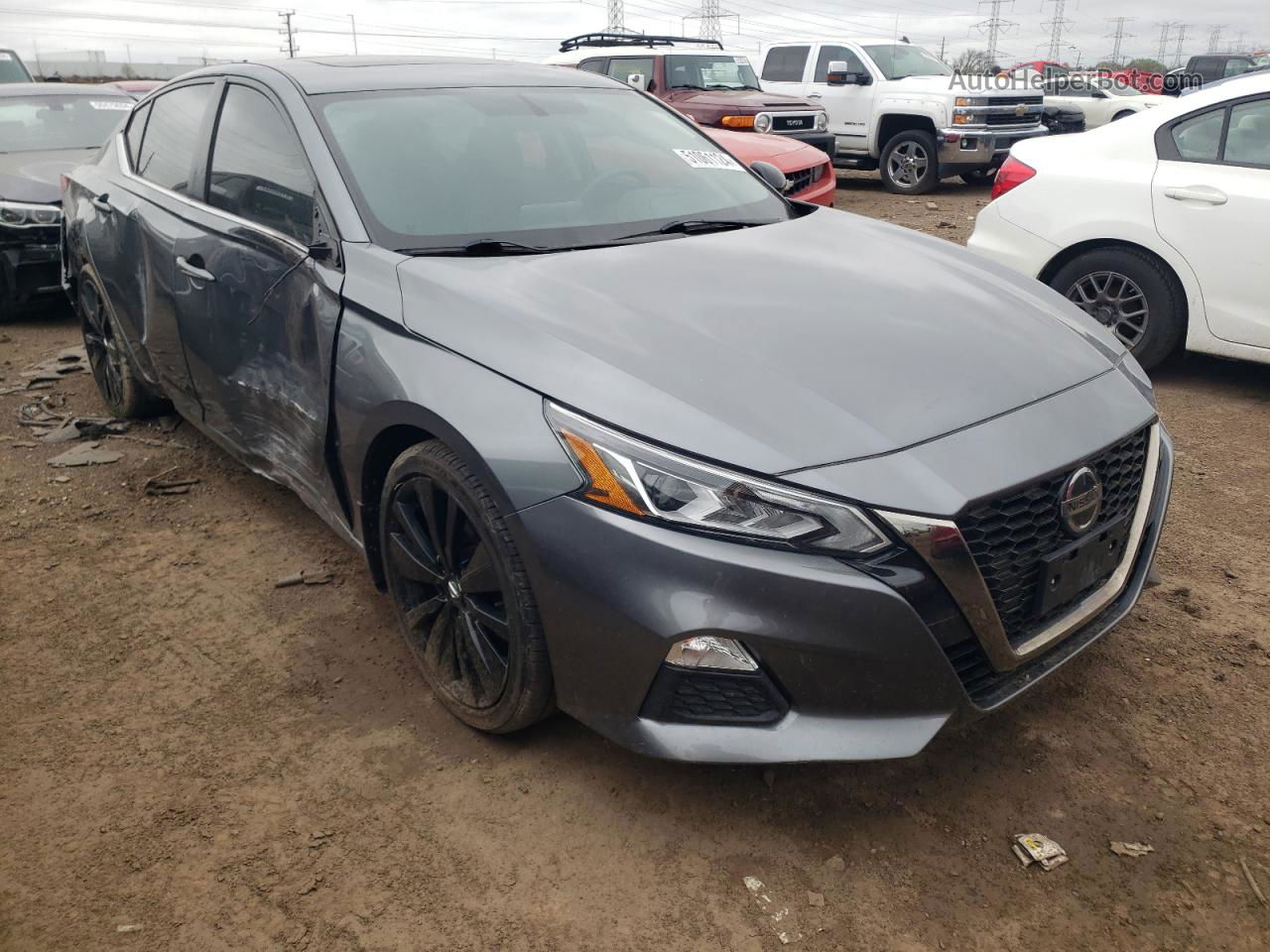 2019 Nissan Altima Sr Gray vin: 1N4BL4CV5KC252672