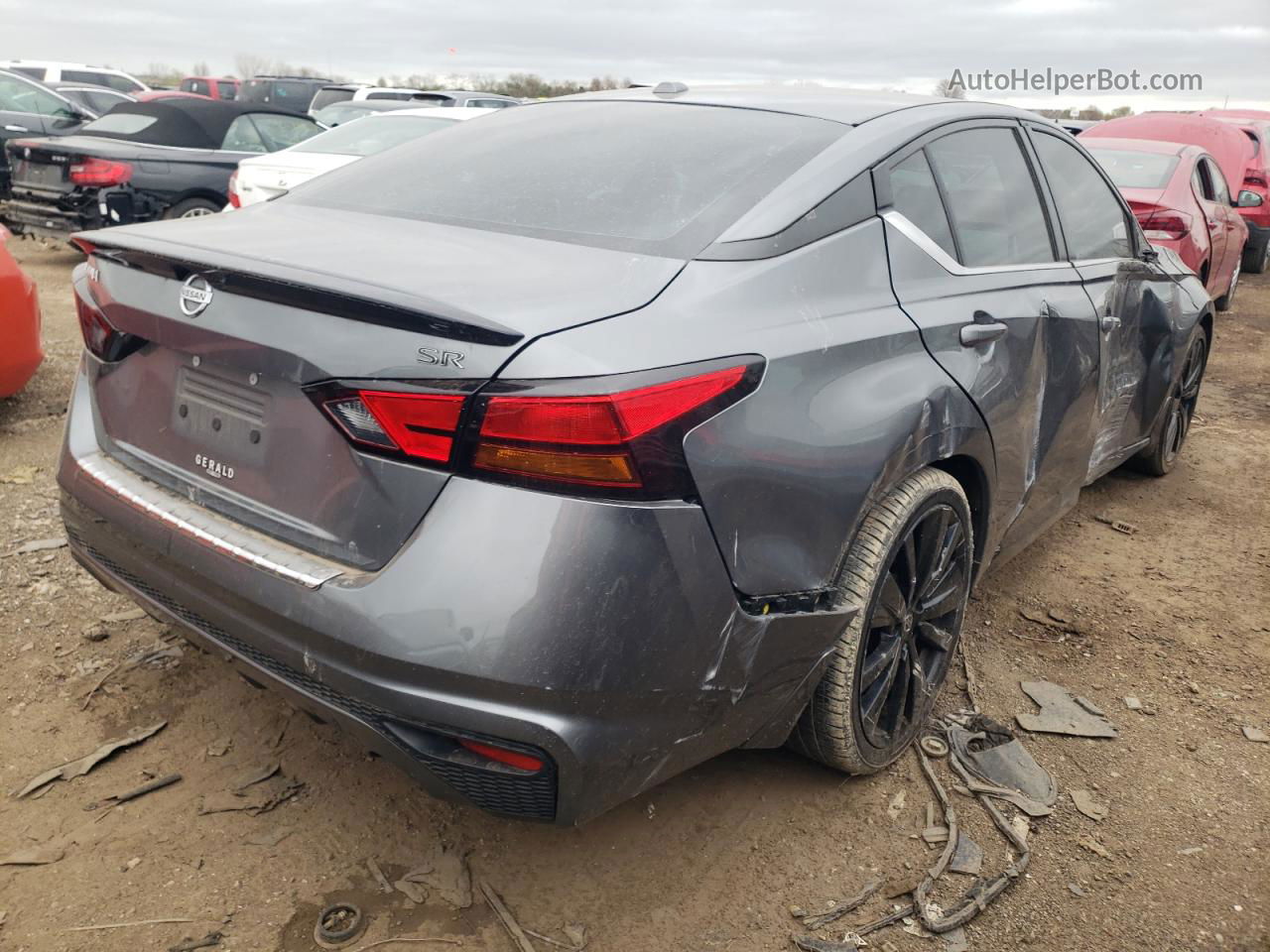 2019 Nissan Altima Sr Gray vin: 1N4BL4CV5KC252672