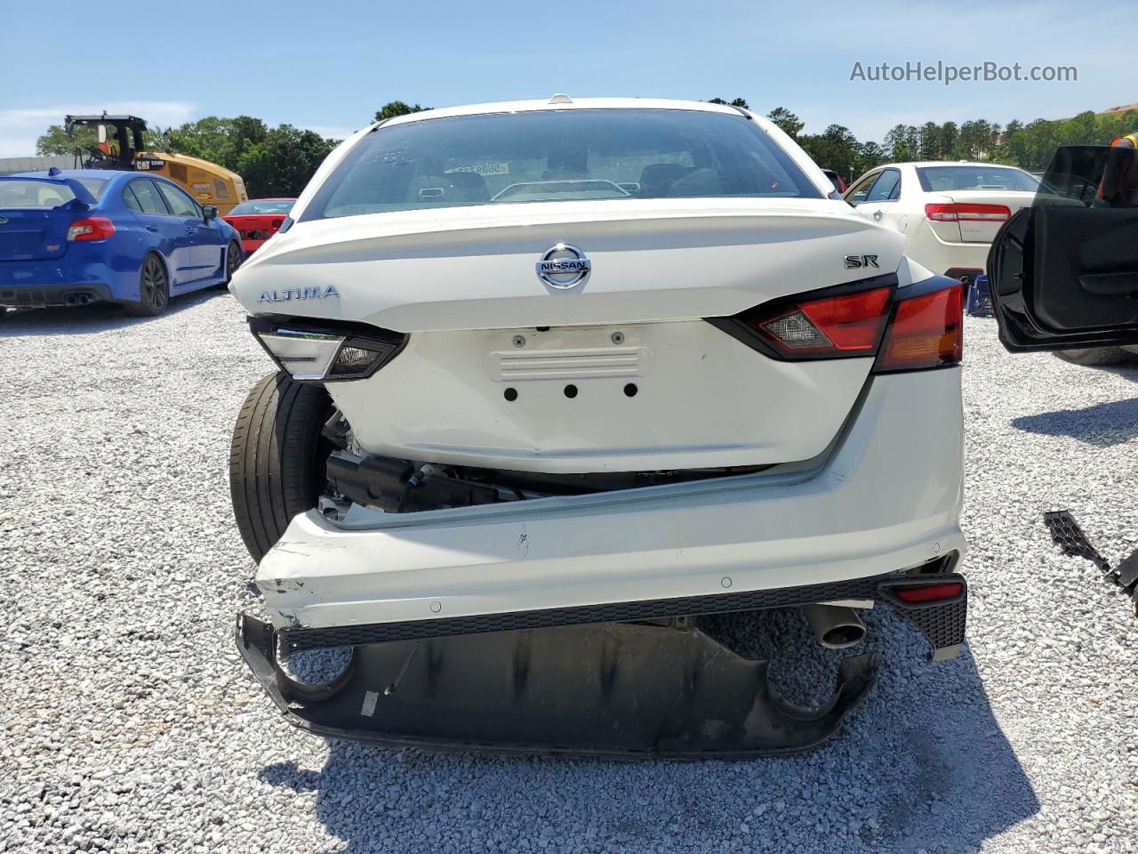 2020 Nissan Altima Sr White vin: 1N4BL4CV5LC187842