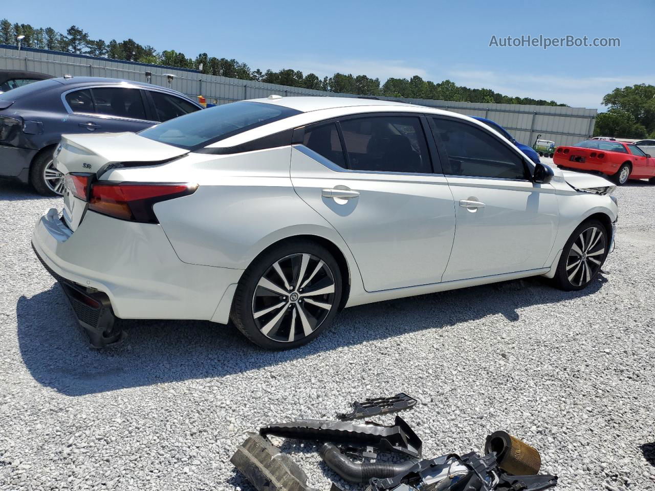 2020 Nissan Altima Sr White vin: 1N4BL4CV5LC187842