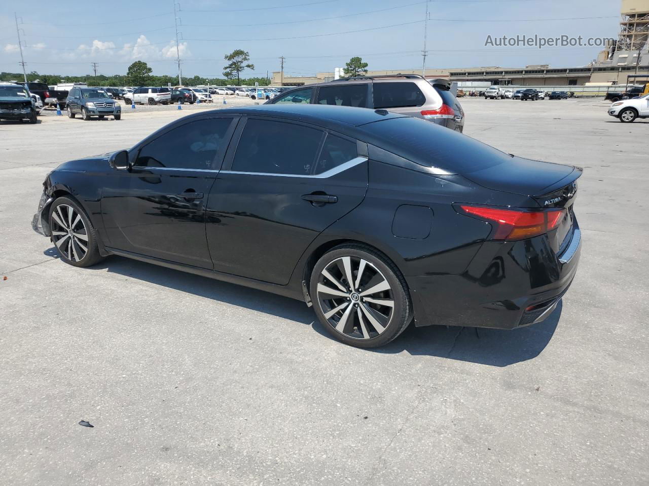 2021 Nissan Altima Sr Черный vin: 1N4BL4CV5MN314191