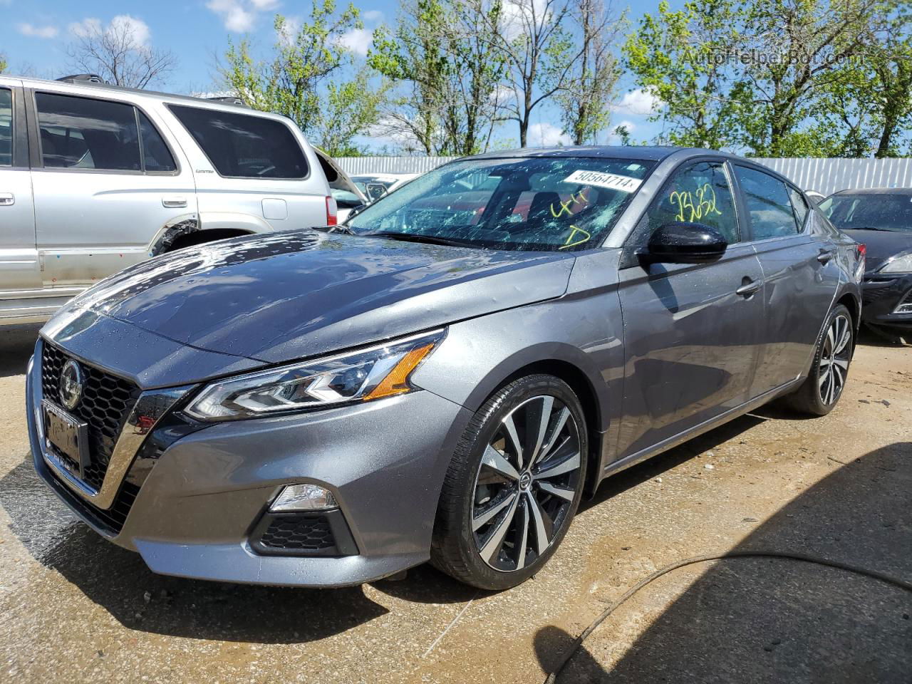 2021 Nissan Altima Sr Угольный vin: 1N4BL4CV5MN341410