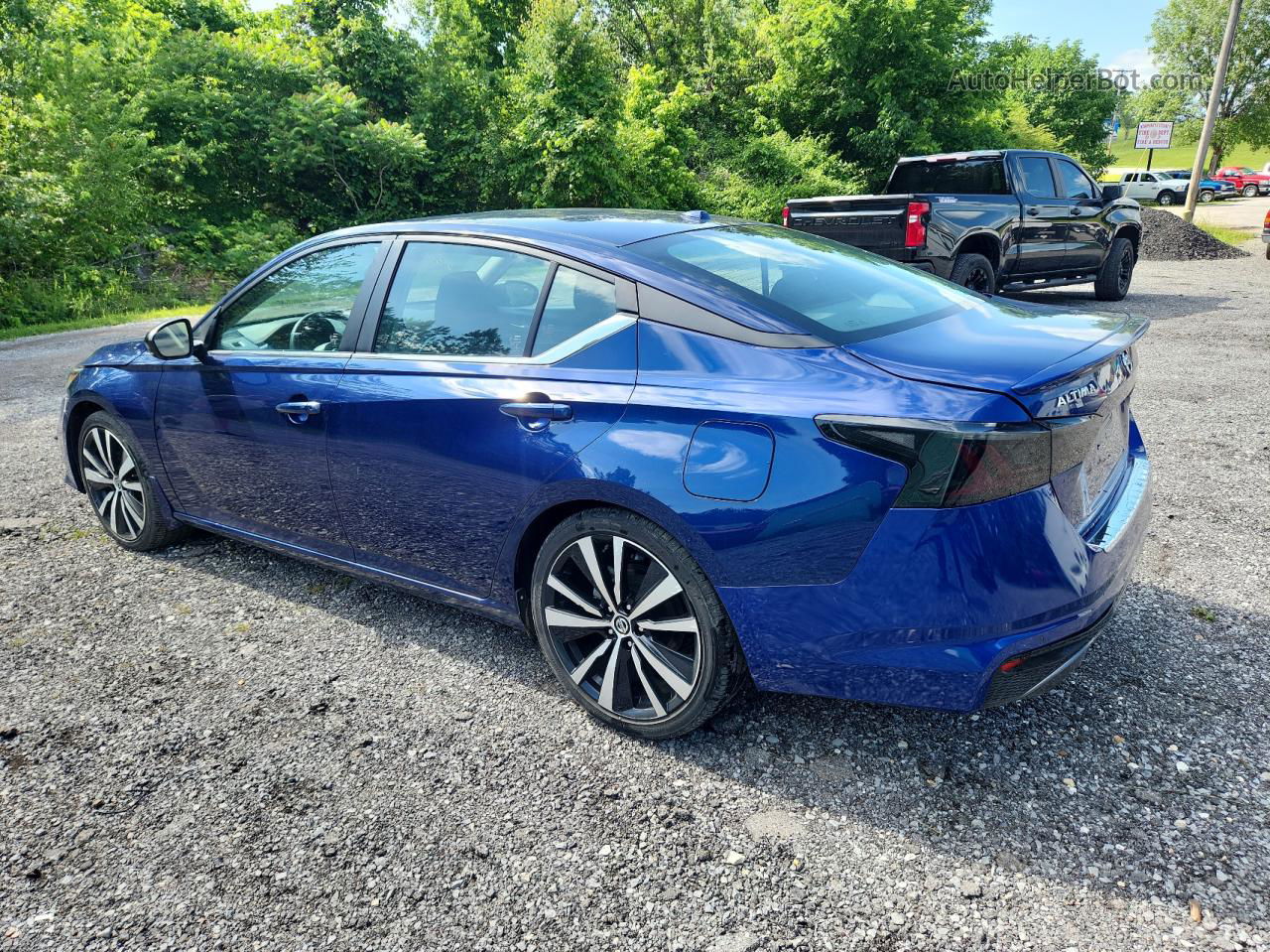 2021 Nissan Altima Sr Blue vin: 1N4BL4CV5MN375489