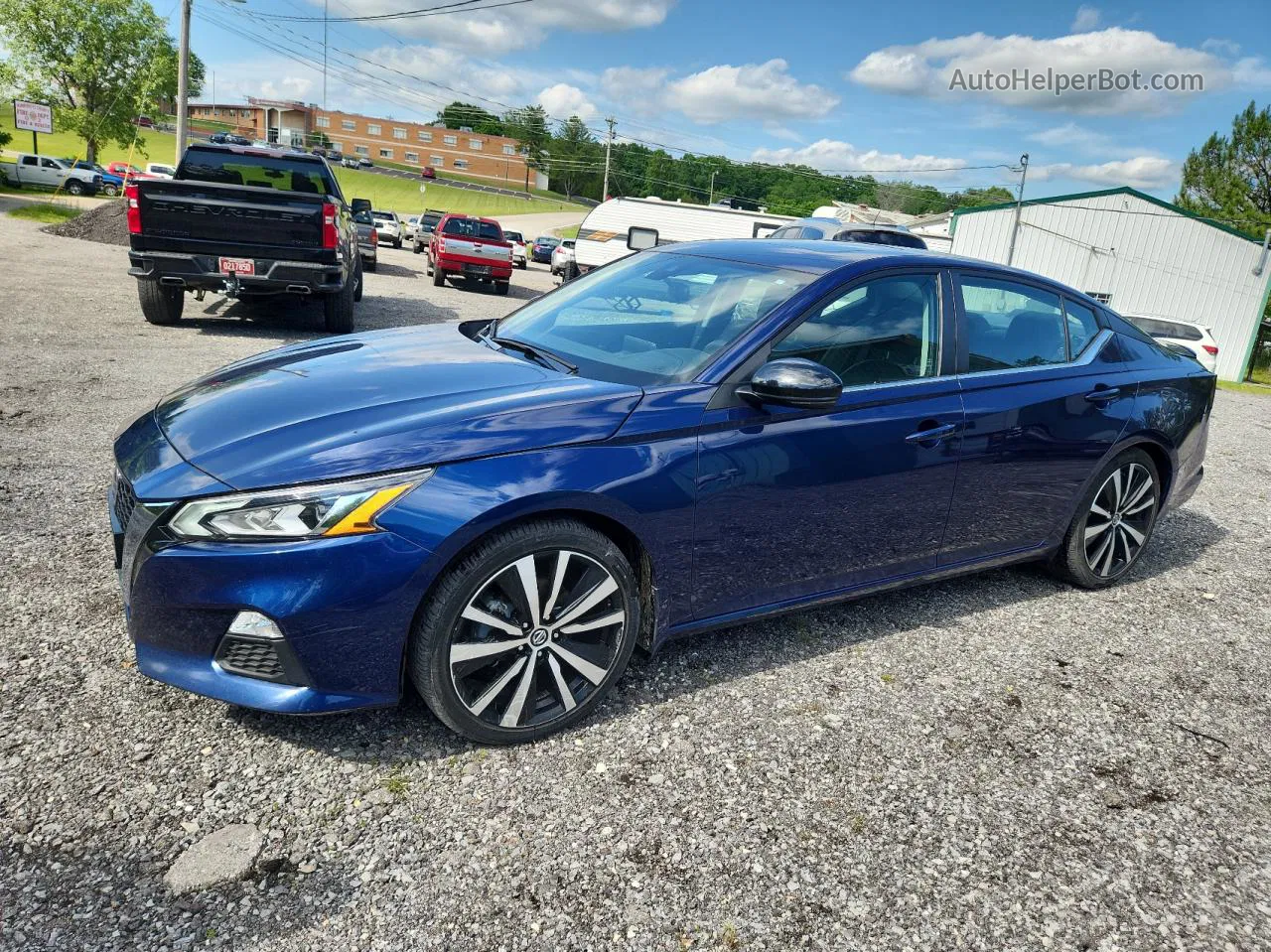 2021 Nissan Altima Sr Blue vin: 1N4BL4CV5MN375489