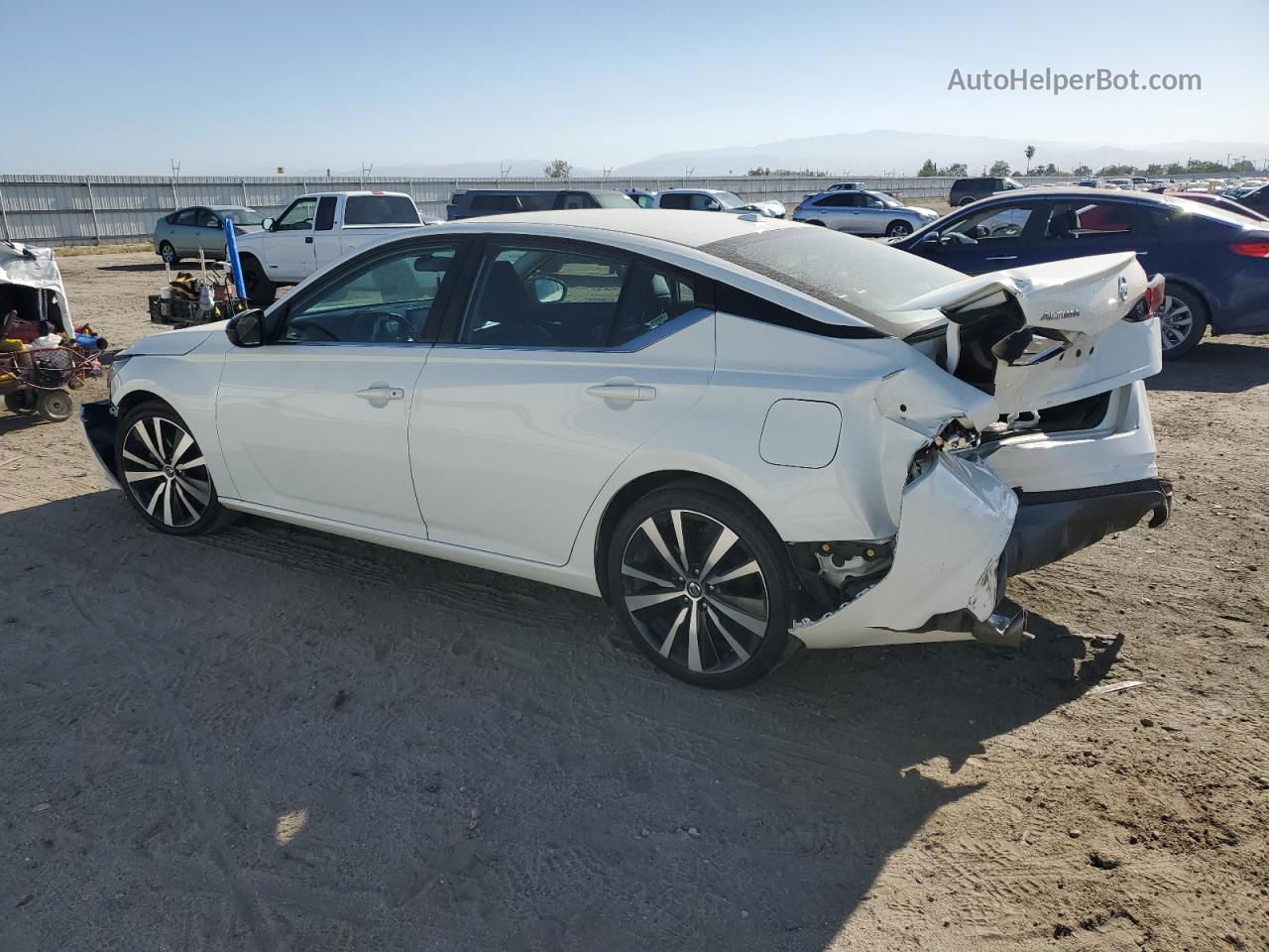 2021 Nissan Altima Sr Белый vin: 1N4BL4CV5MN387867