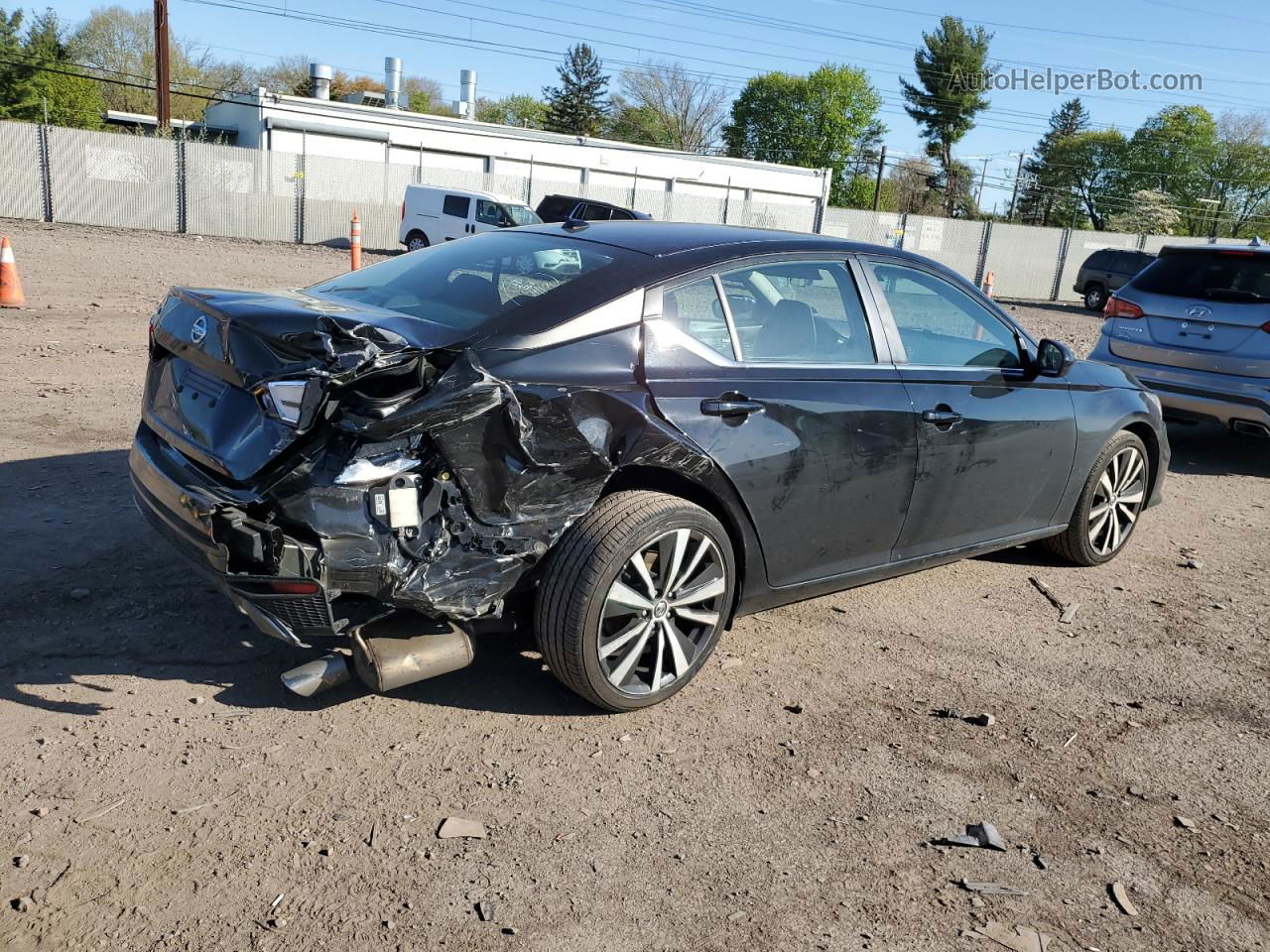 2021 Nissan Altima Sr Черный vin: 1N4BL4CV5MN405252