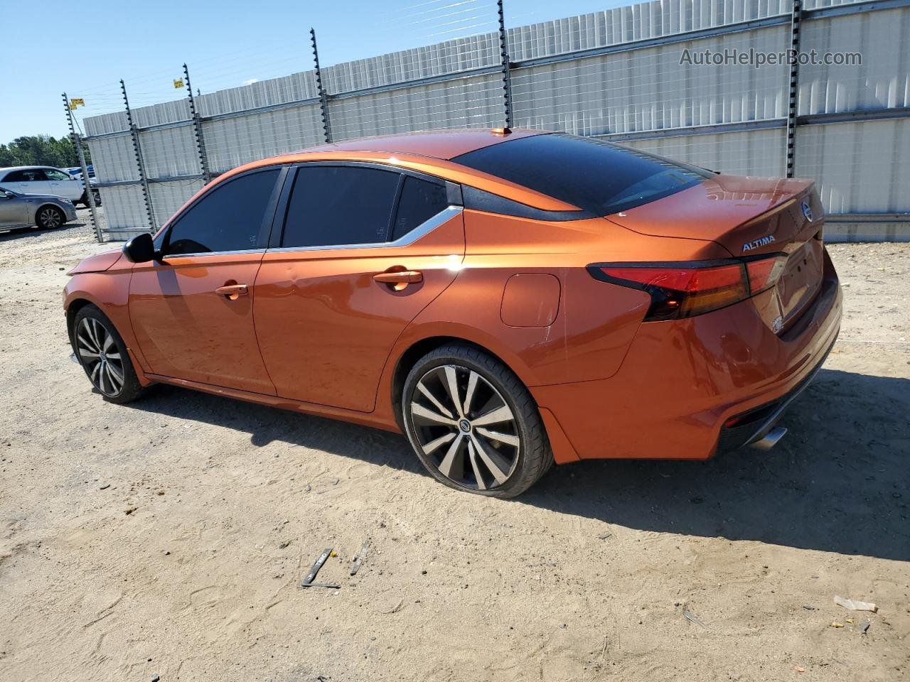 2019 Nissan Altima Sr Оранжевый vin: 1N4BL4CV6KC157201