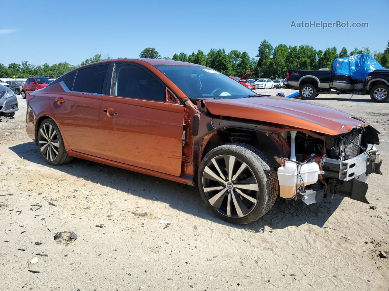 2019 Nissan Altima Sr Orange vin: 1N4BL4CV6KC157201