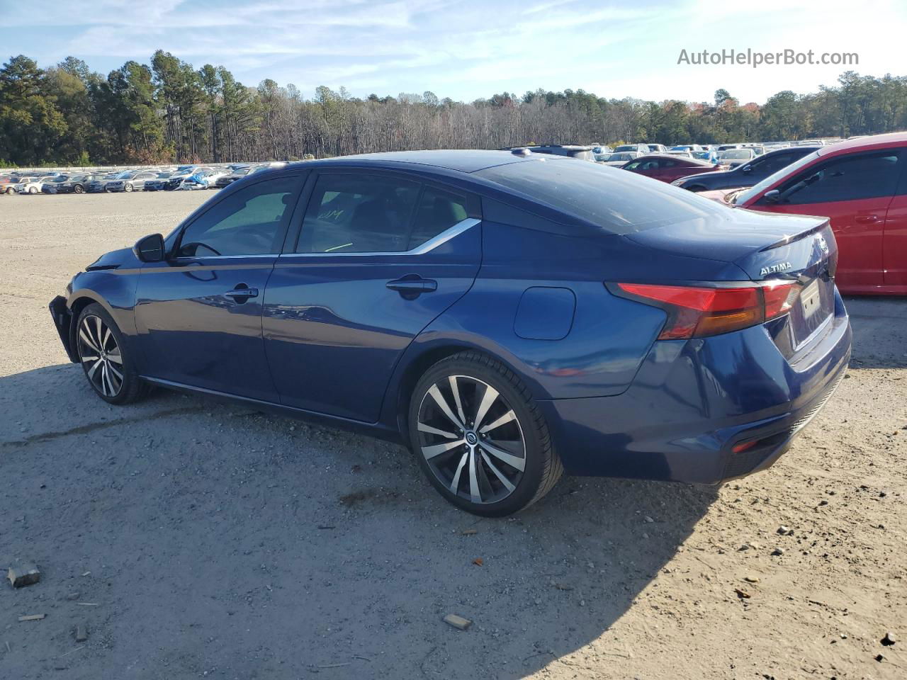 2019 Nissan Altima Sr Blue vin: 1N4BL4CV6KC171731