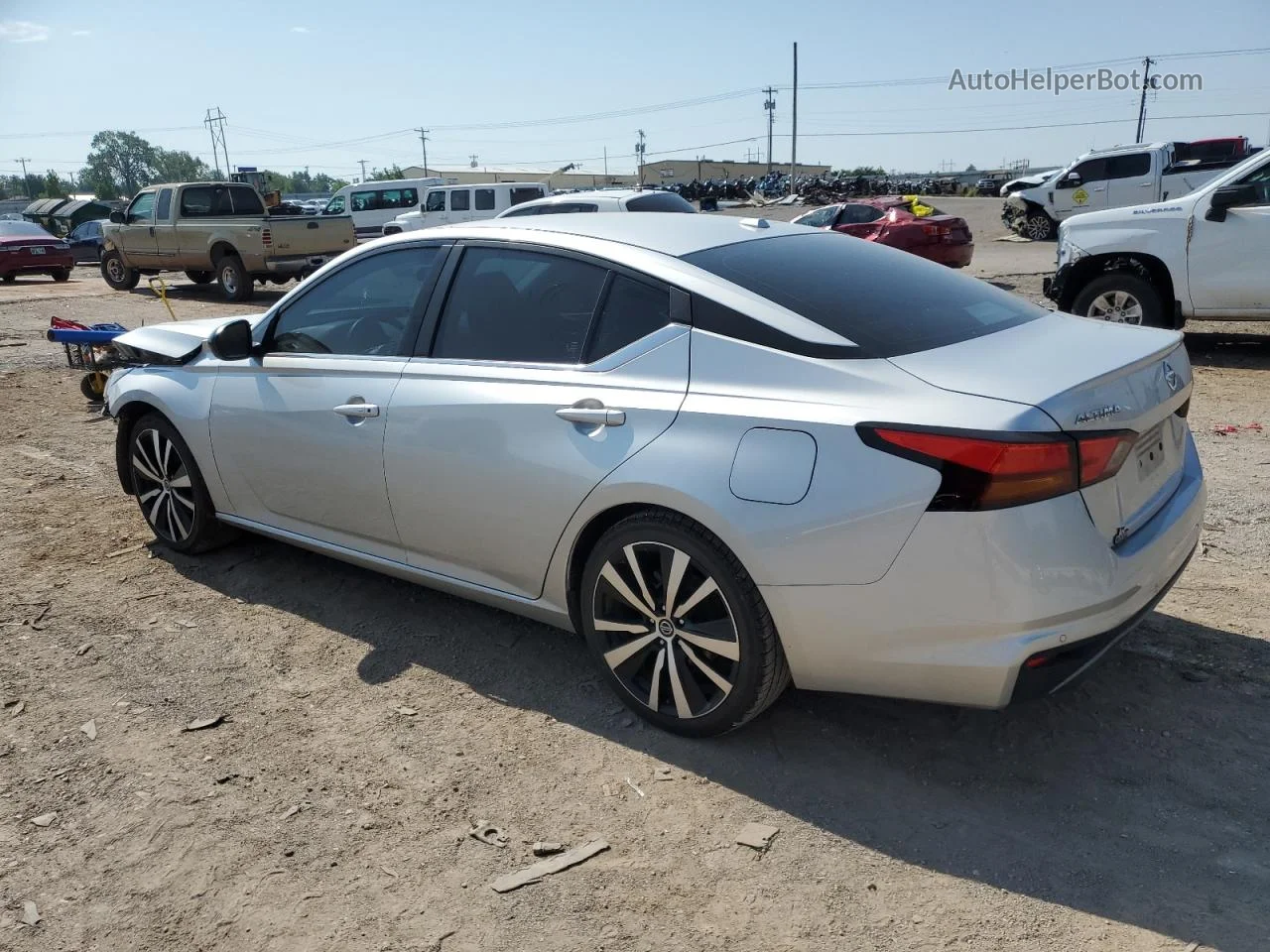 2020 Nissan Altima Sr Silver vin: 1N4BL4CV6LC142747