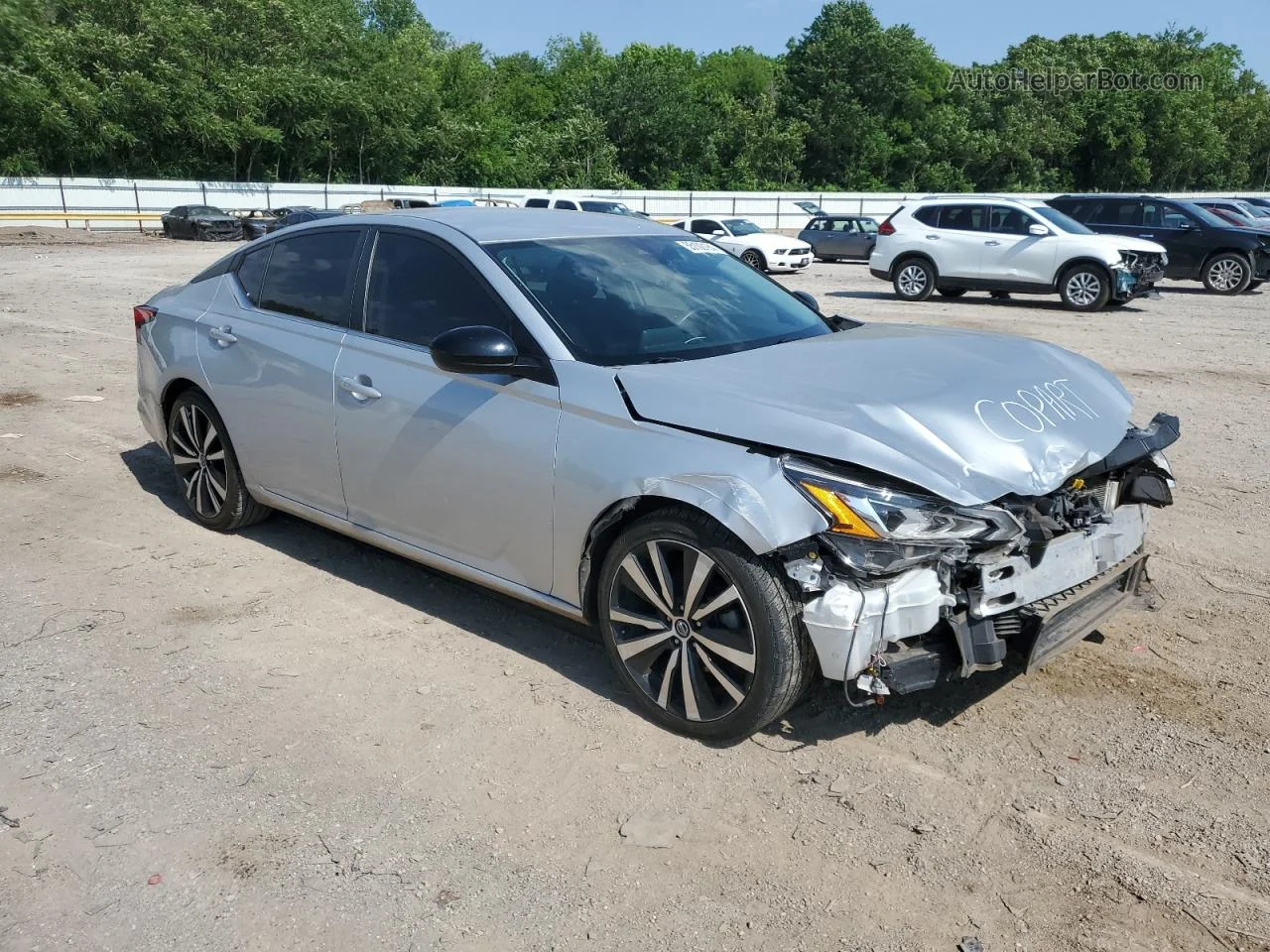 2020 Nissan Altima Sr Silver vin: 1N4BL4CV6LC142747