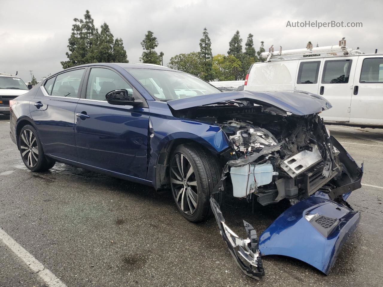 2020 Nissan Altima Sr Blue vin: 1N4BL4CV6LC195531