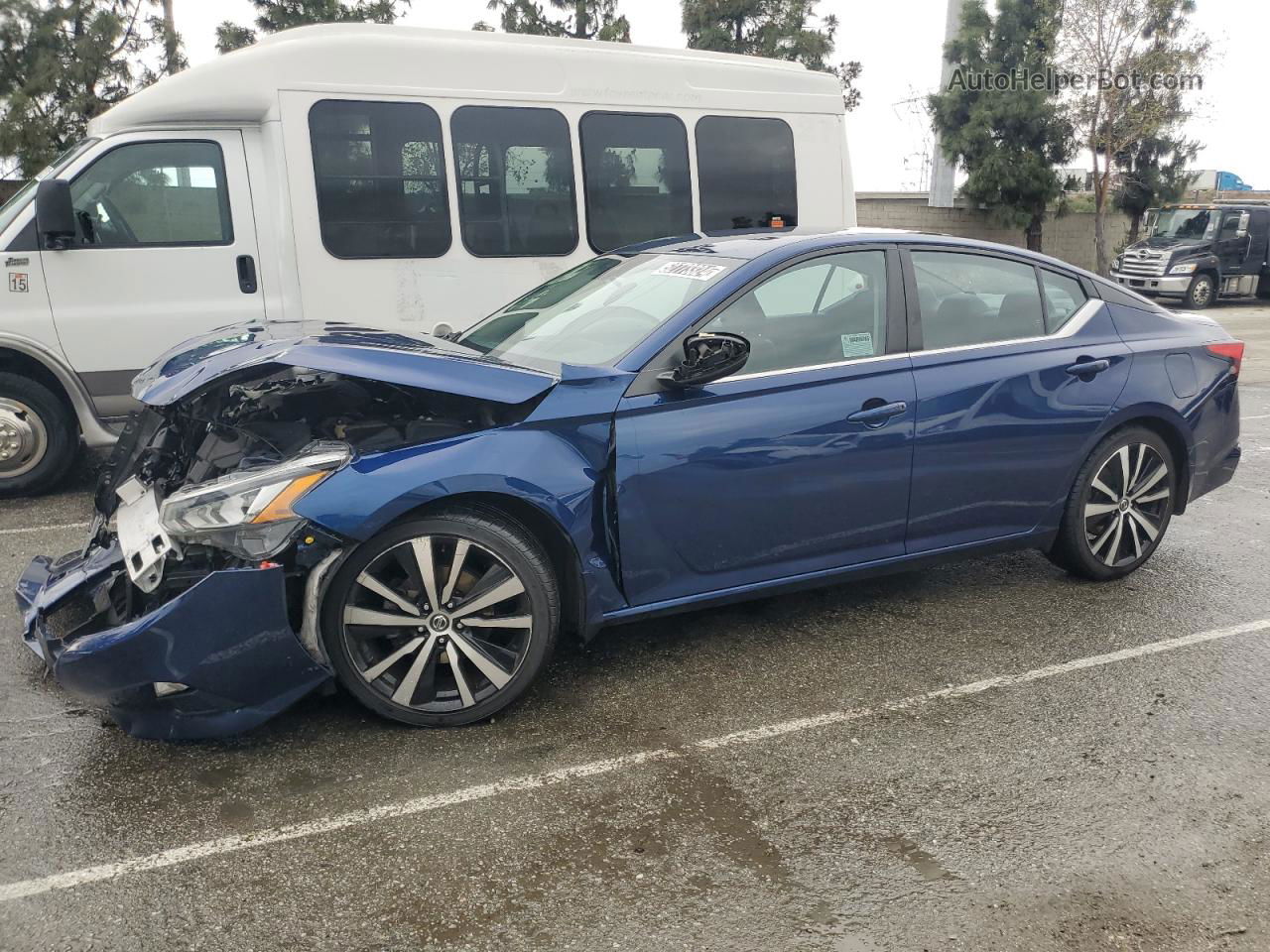 2020 Nissan Altima Sr Blue vin: 1N4BL4CV6LC195531