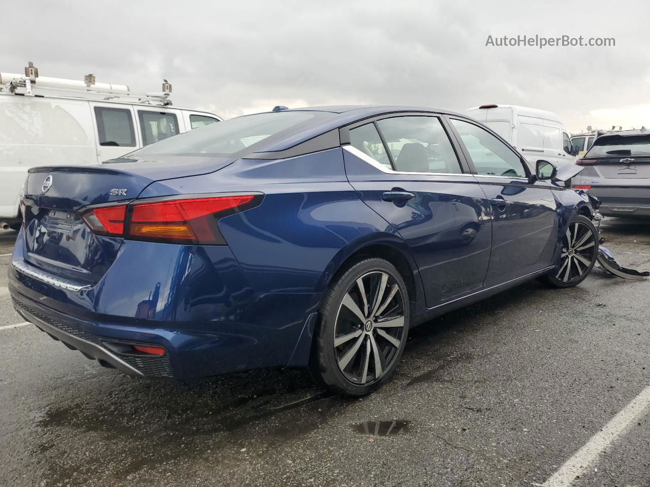 2020 Nissan Altima Sr Blue vin: 1N4BL4CV6LC195531