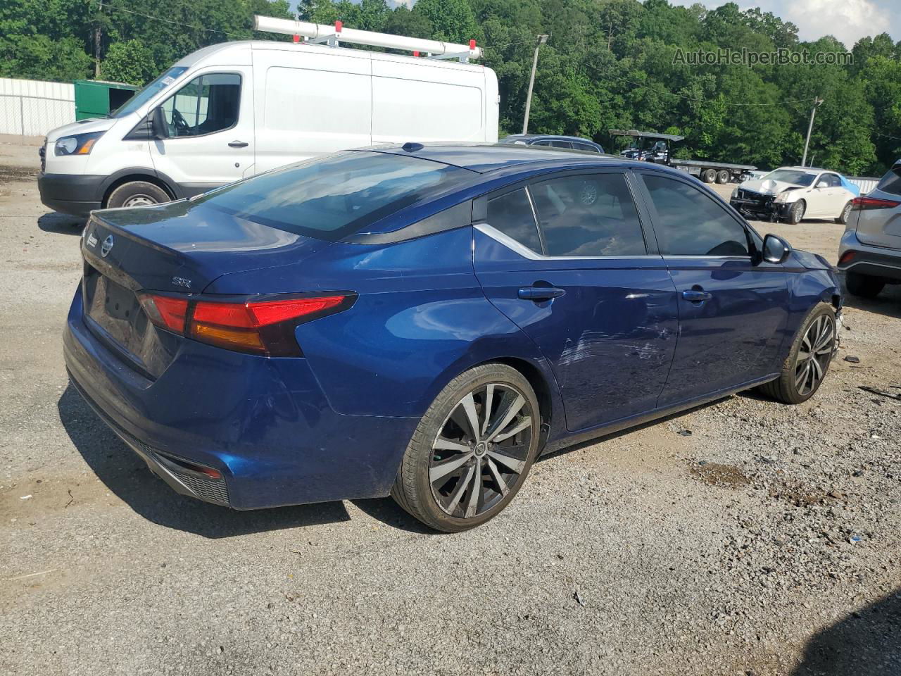 2019 Nissan Altima Sr Blue vin: 1N4BL4CV7KC134770