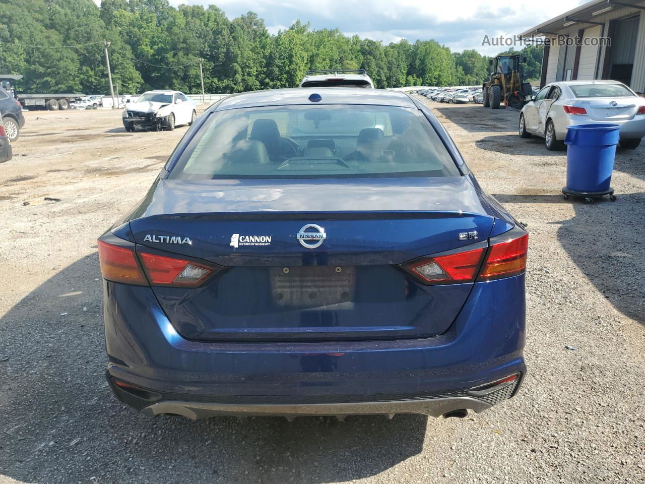 2019 Nissan Altima Sr Синий vin: 1N4BL4CV7KC134770