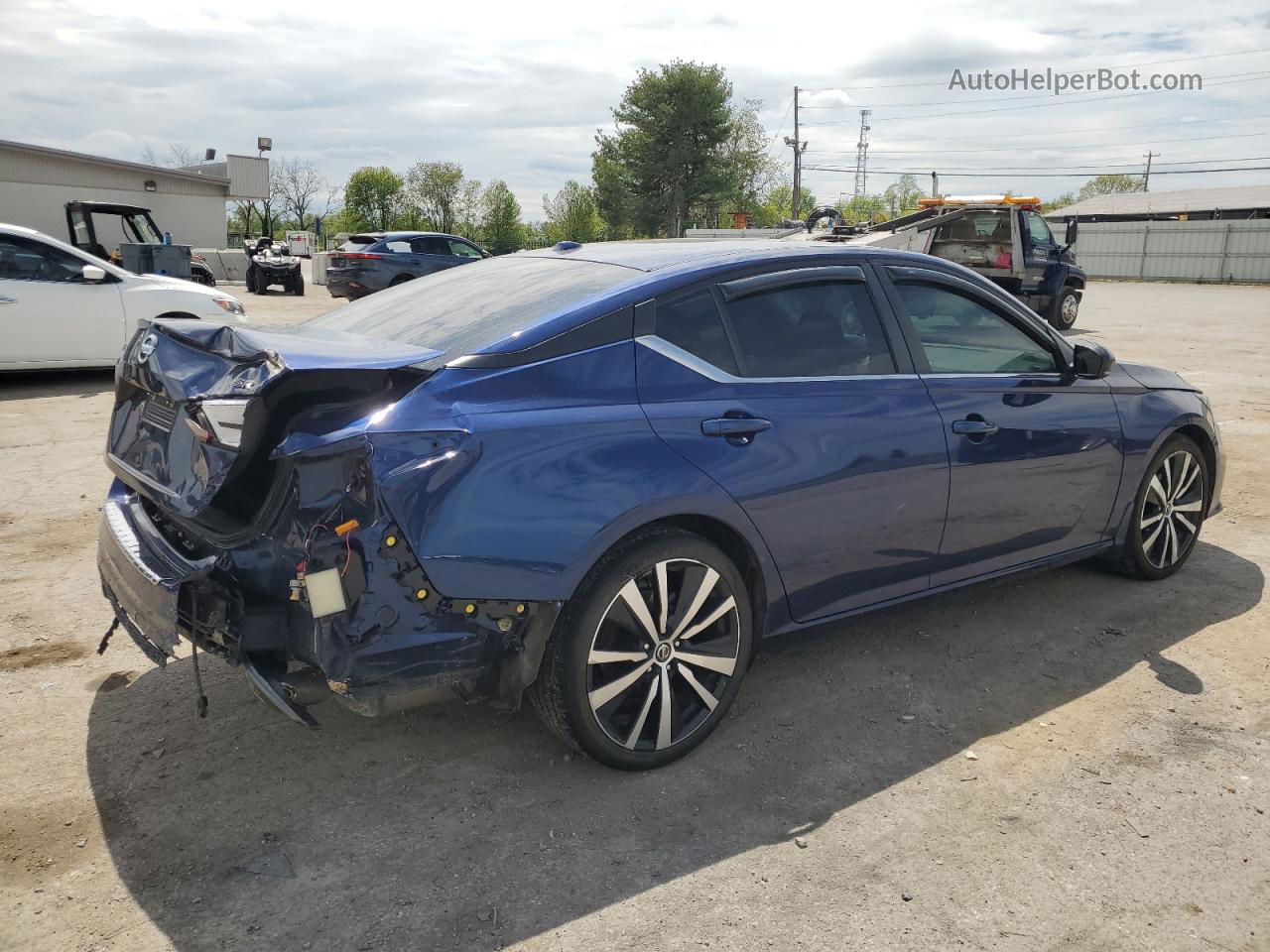 2020 Nissan Altima Sr Blue vin: 1N4BL4CV7LC239584