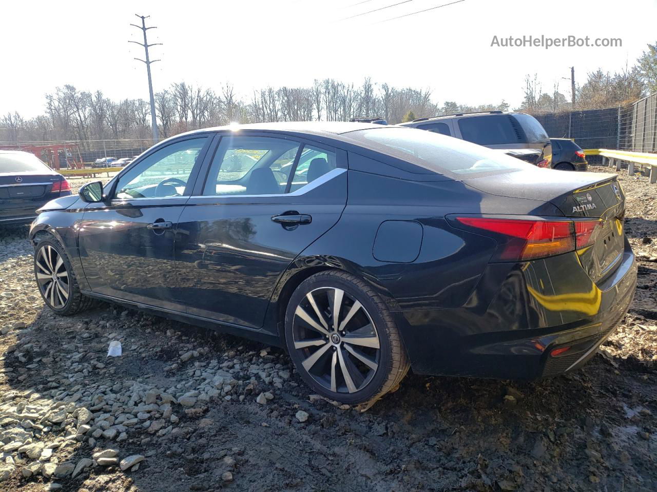 2021 Nissan Altima Sr Black vin: 1N4BL4CV7MN334264