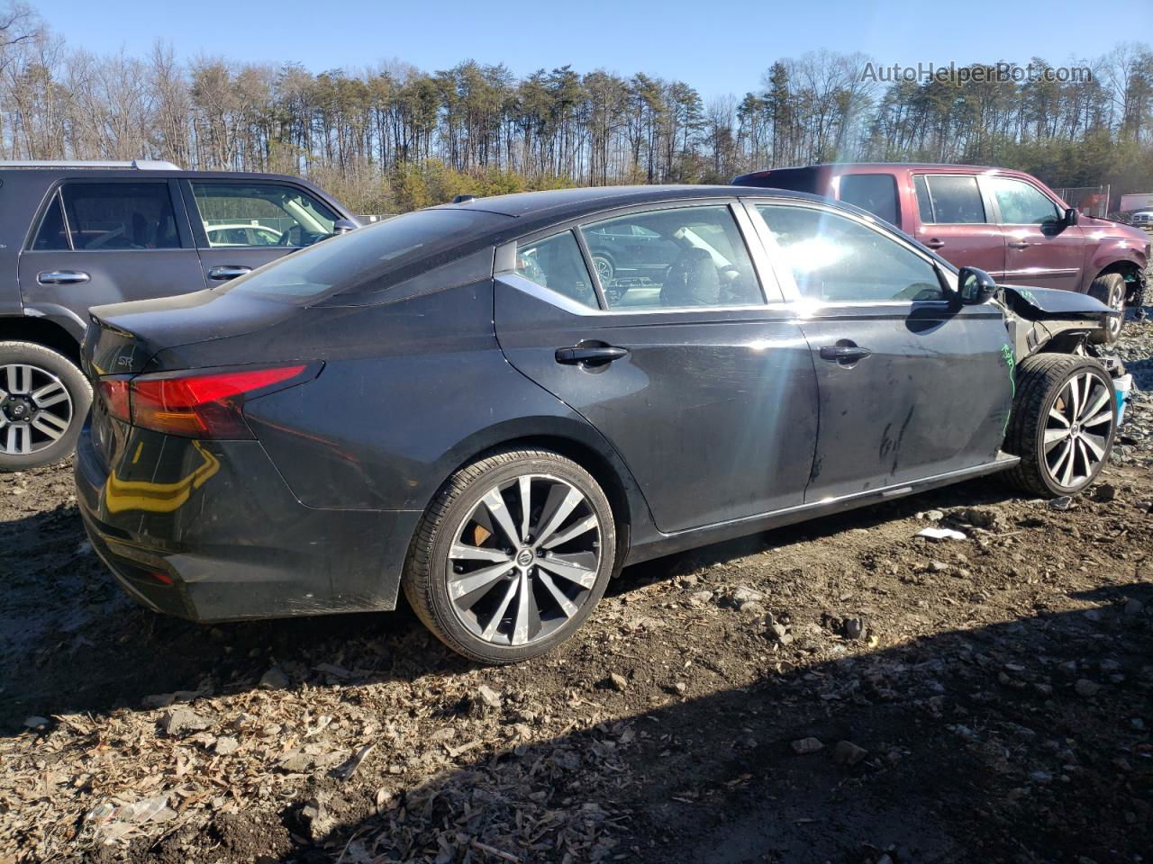 2021 Nissan Altima Sr Black vin: 1N4BL4CV7MN334264