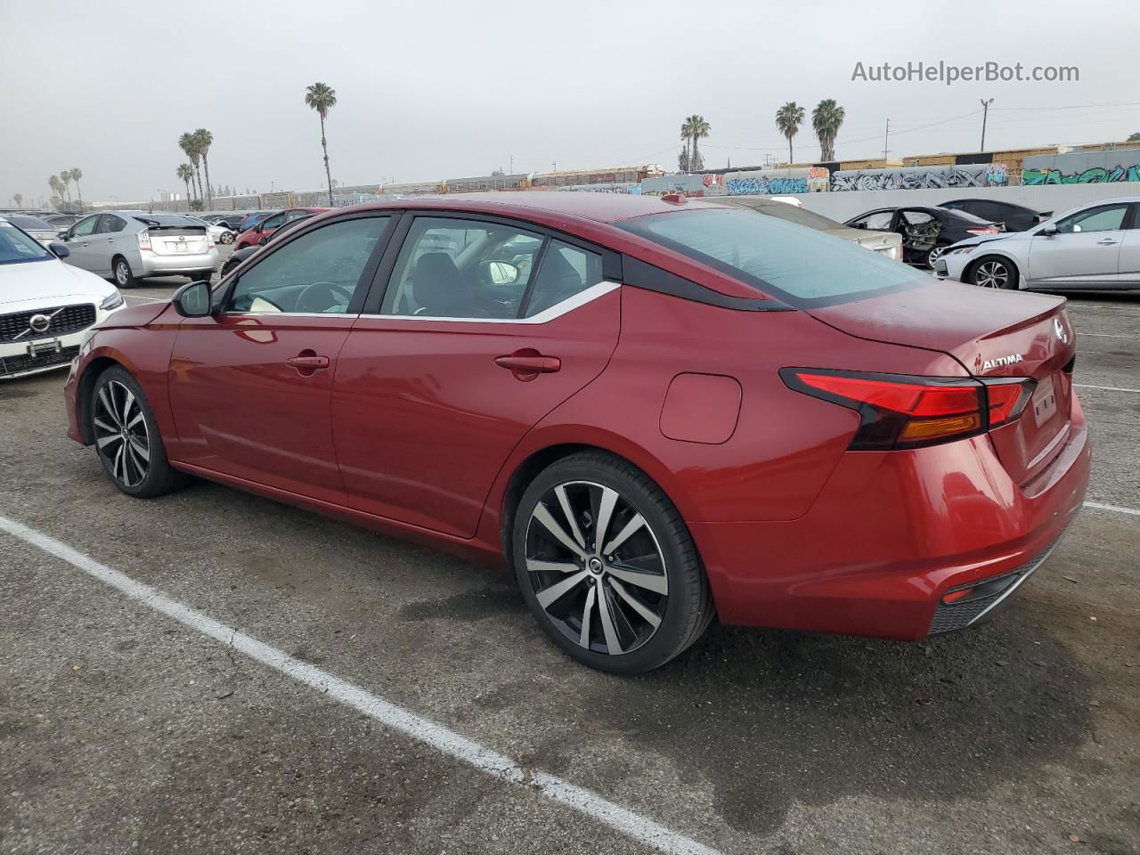 2021 Nissan Altima Sr Red vin: 1N4BL4CV7MN388437