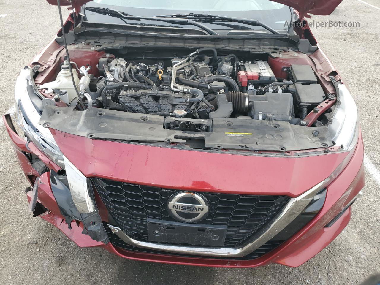 2021 Nissan Altima Sr Red vin: 1N4BL4CV7MN388437