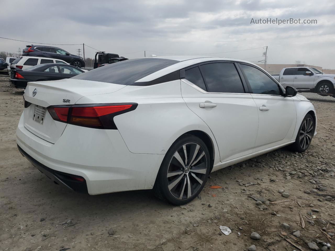 2019 Nissan Altima Sr White vin: 1N4BL4CV8KN303666