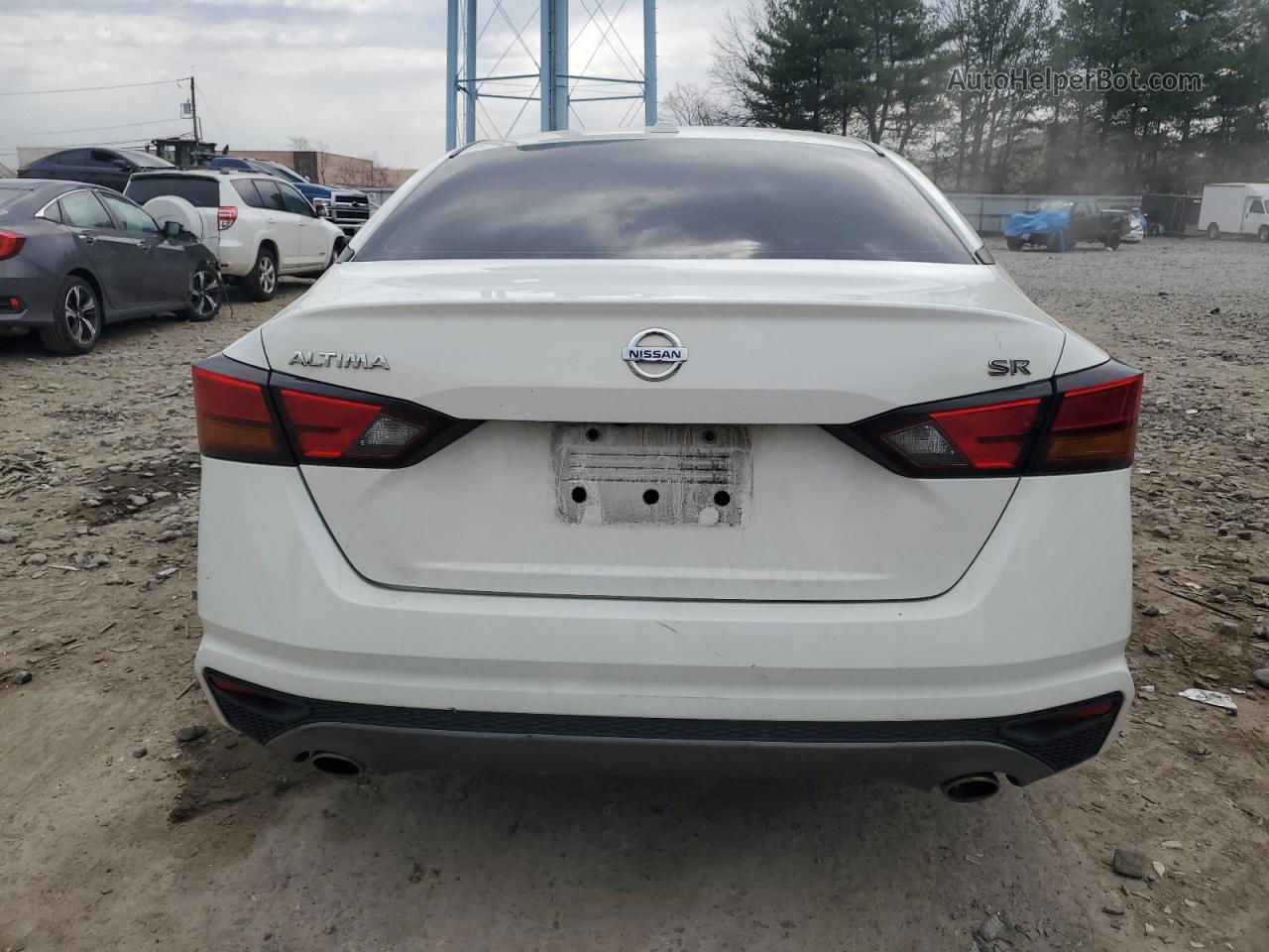 2019 Nissan Altima Sr White vin: 1N4BL4CV8KN303666