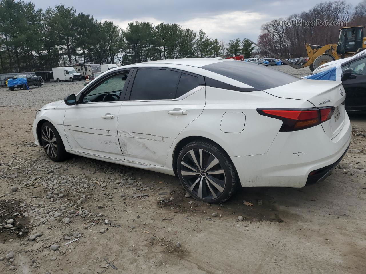 2019 Nissan Altima Sr White vin: 1N4BL4CV8KN303666