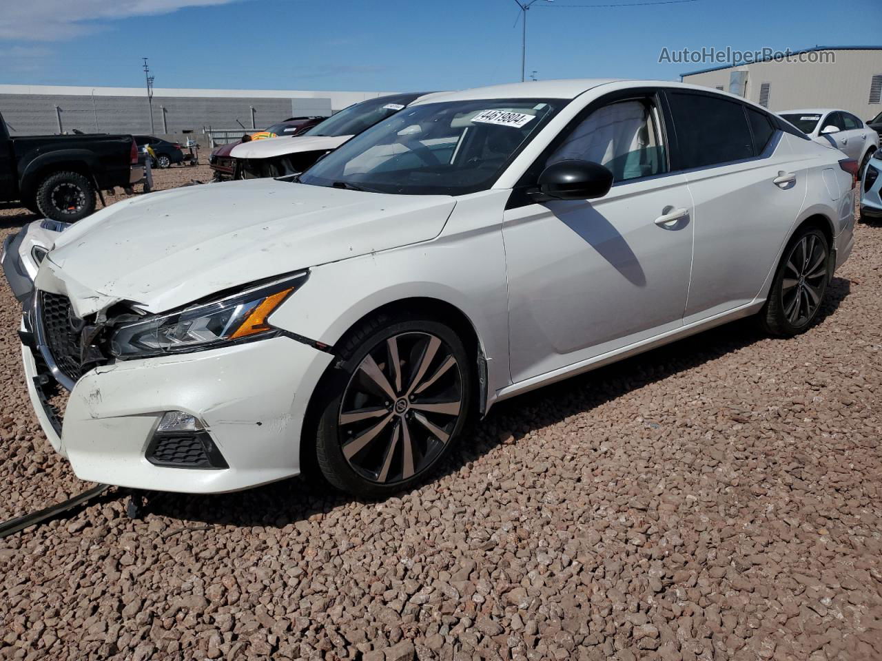 2021 Nissan Altima Sr White vin: 1N4BL4CV8MN384249