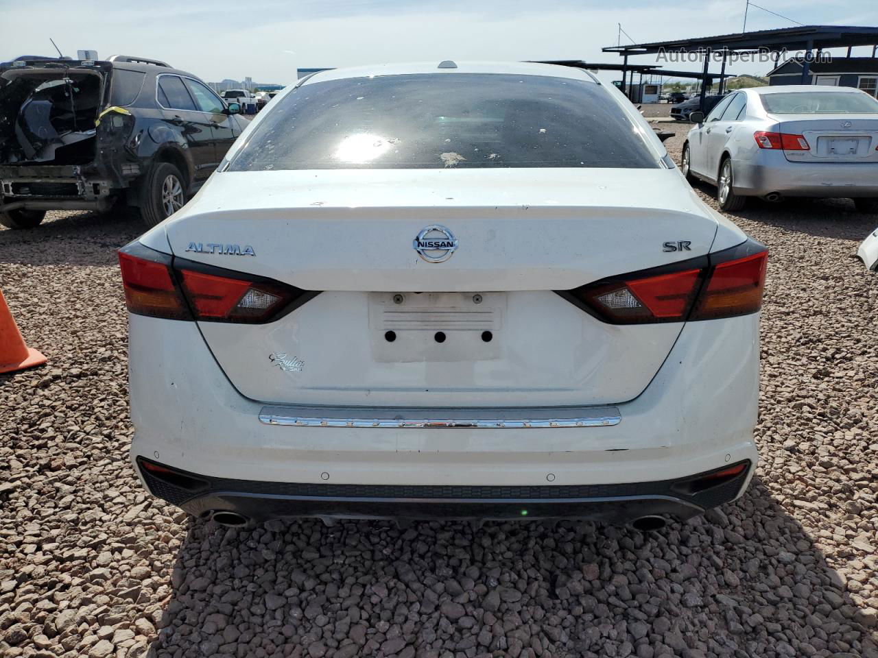 2021 Nissan Altima Sr White vin: 1N4BL4CV8MN384249