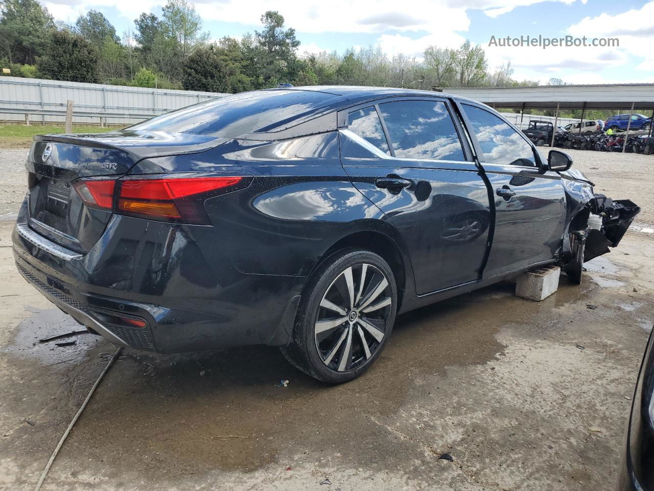 2021 Nissan Altima Sr Black vin: 1N4BL4CV8MN396286