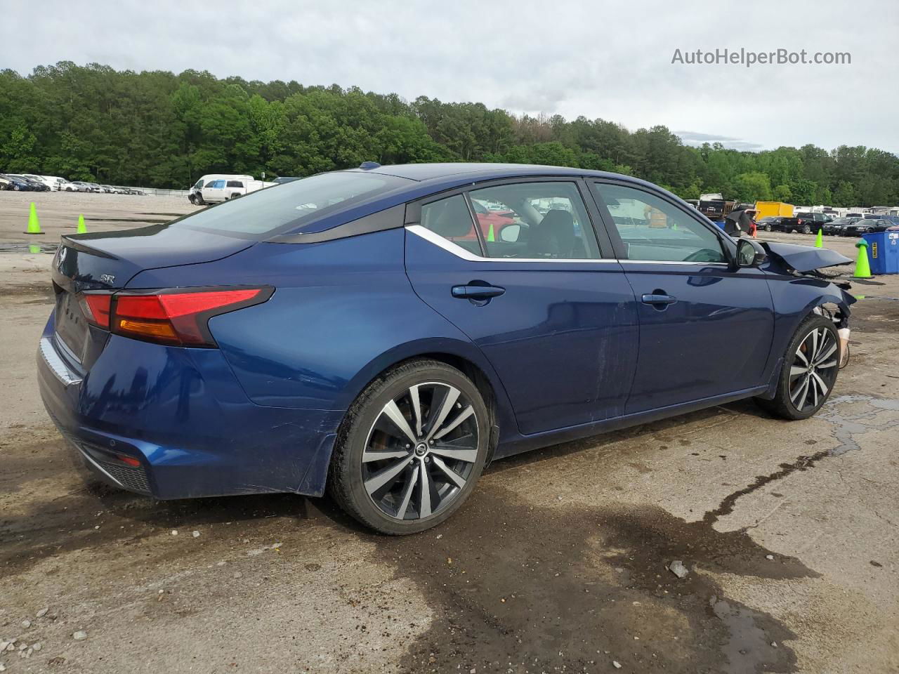 2021 Nissan Altima Sr Blue vin: 1N4BL4CV8MN409750