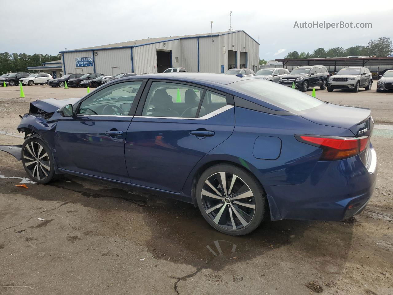 2021 Nissan Altima Sr Blue vin: 1N4BL4CV8MN409750