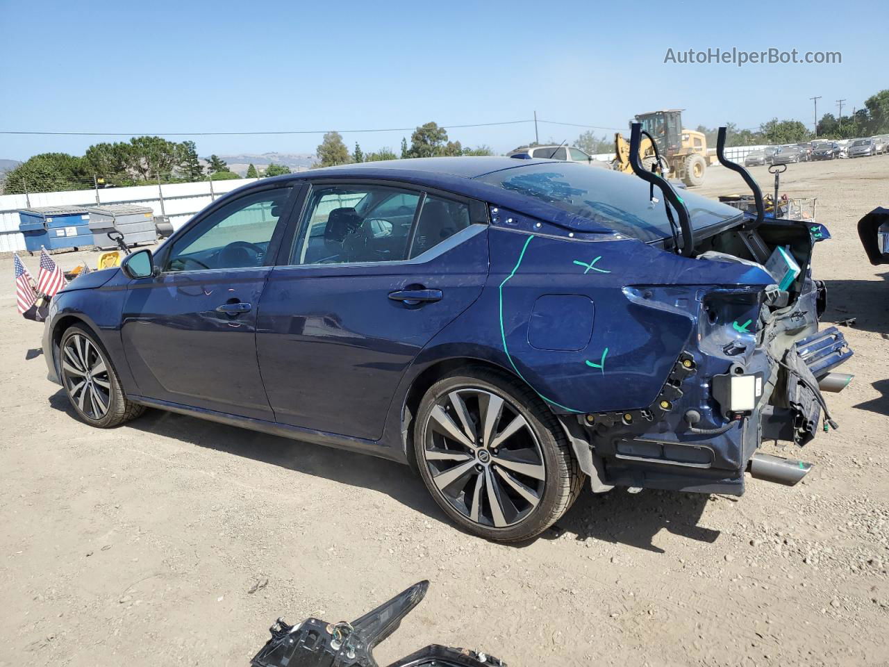 2021 Nissan Altima Sr Blue vin: 1N4BL4CV8MN409778