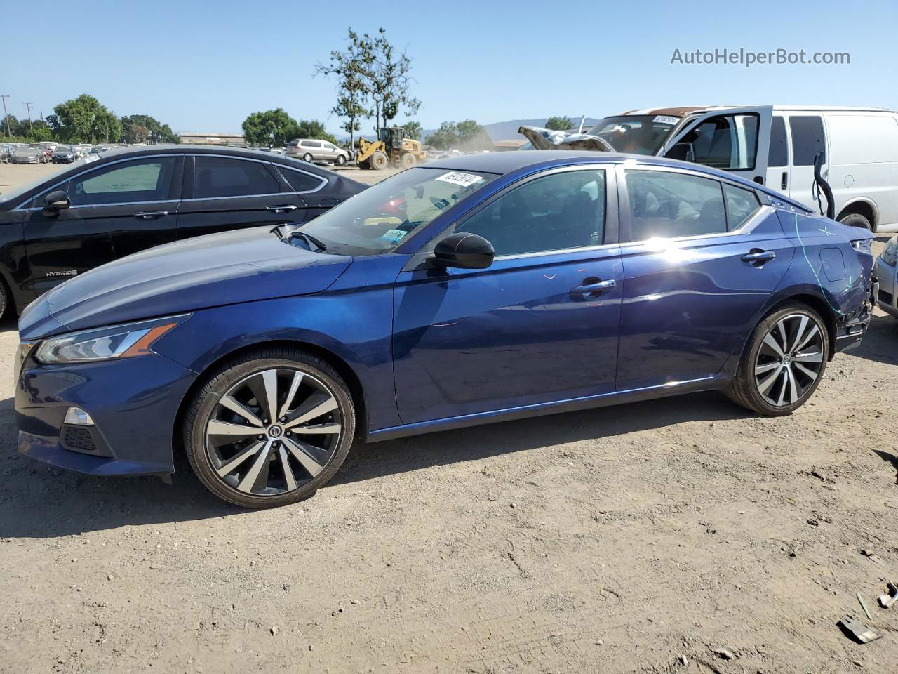 2021 Nissan Altima Sr Blue vin: 1N4BL4CV8MN409778