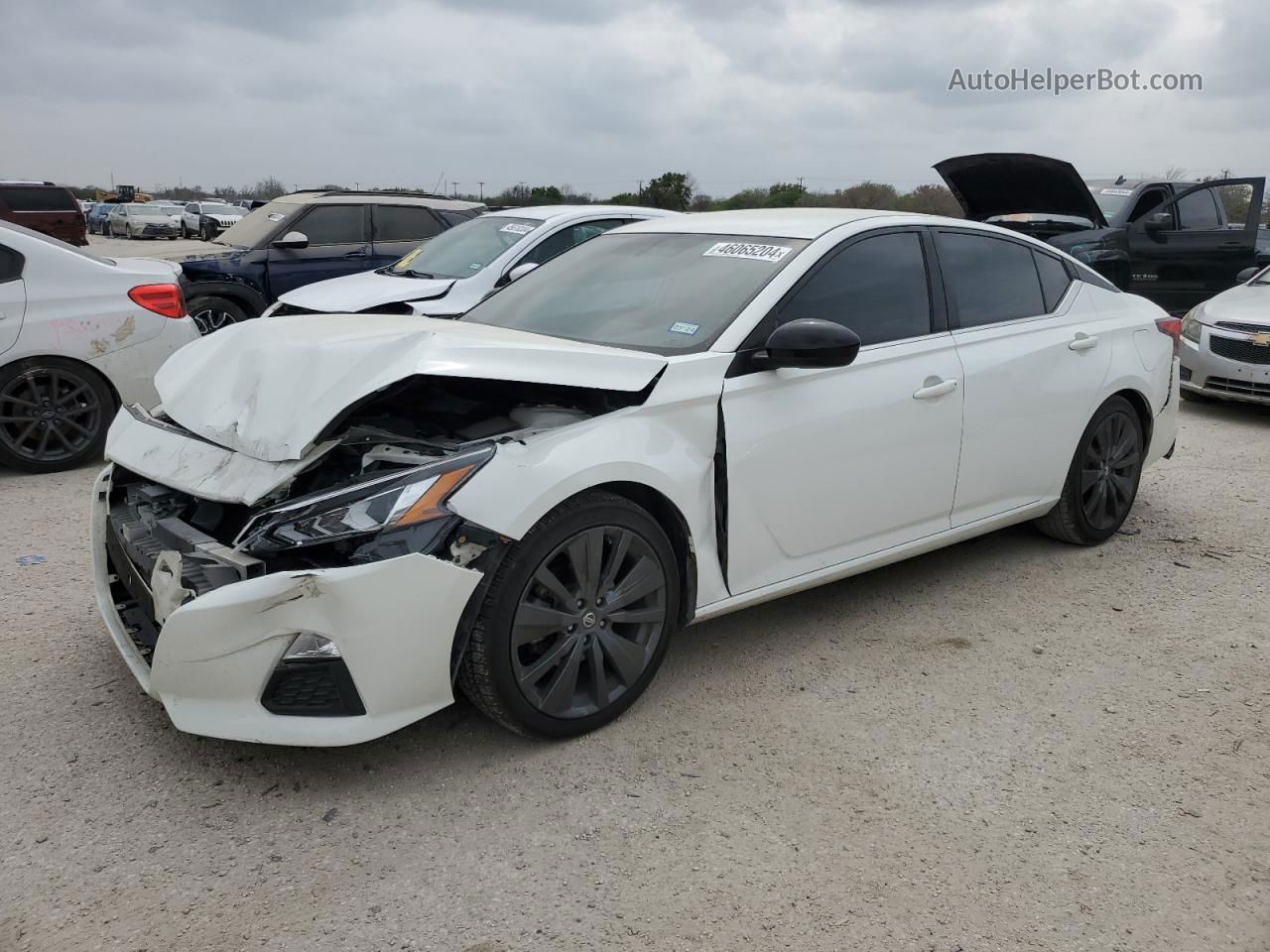 2019 Nissan Altima Sr Белый vin: 1N4BL4CV9KC129375