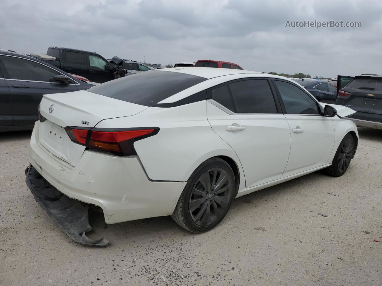 2019 Nissan Altima Sr White vin: 1N4BL4CV9KC129375