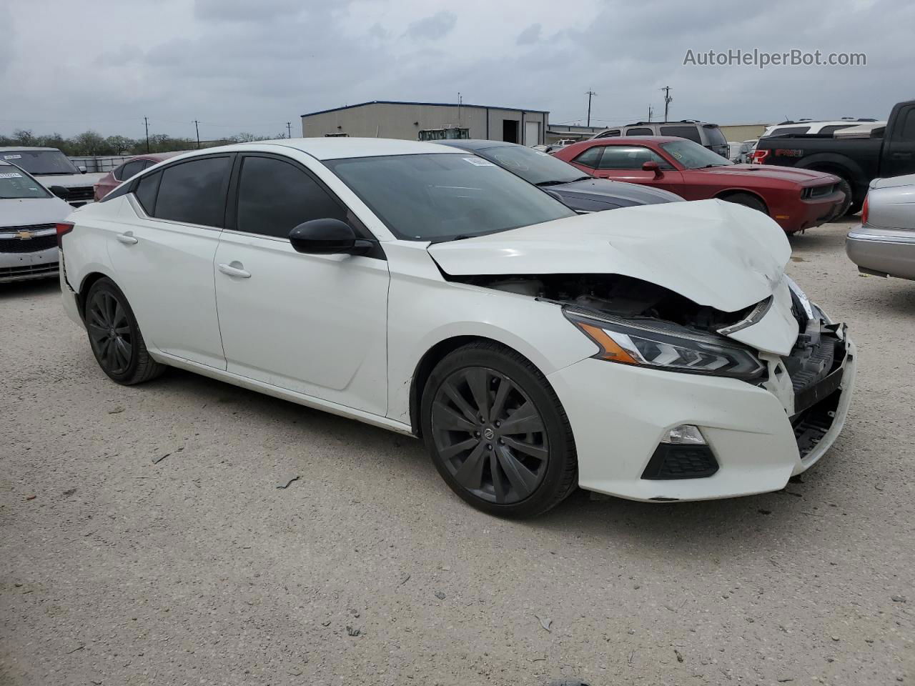 2019 Nissan Altima Sr Белый vin: 1N4BL4CV9KC129375