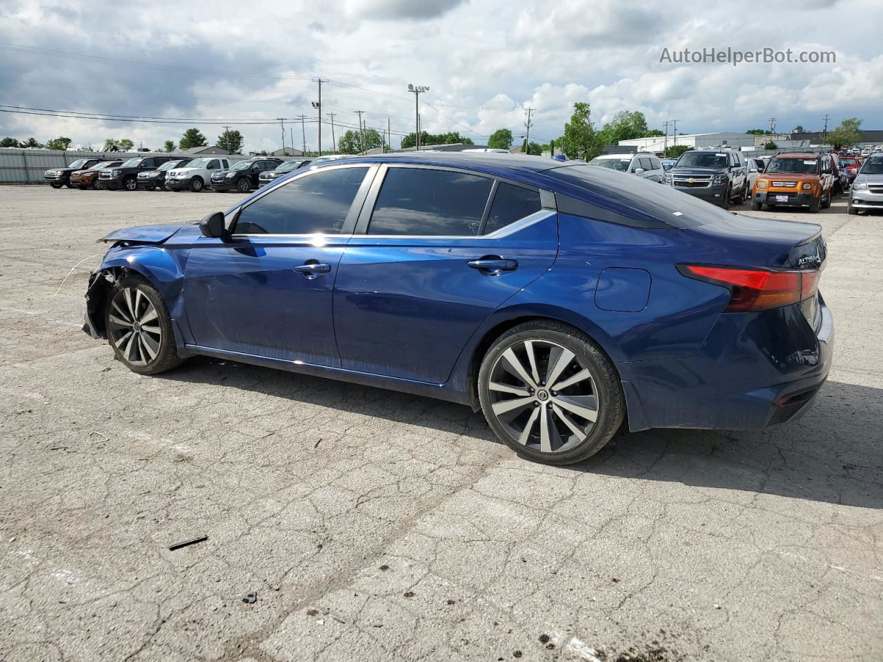 2020 Nissan Altima Sr Blue vin: 1N4BL4CV9LC195510