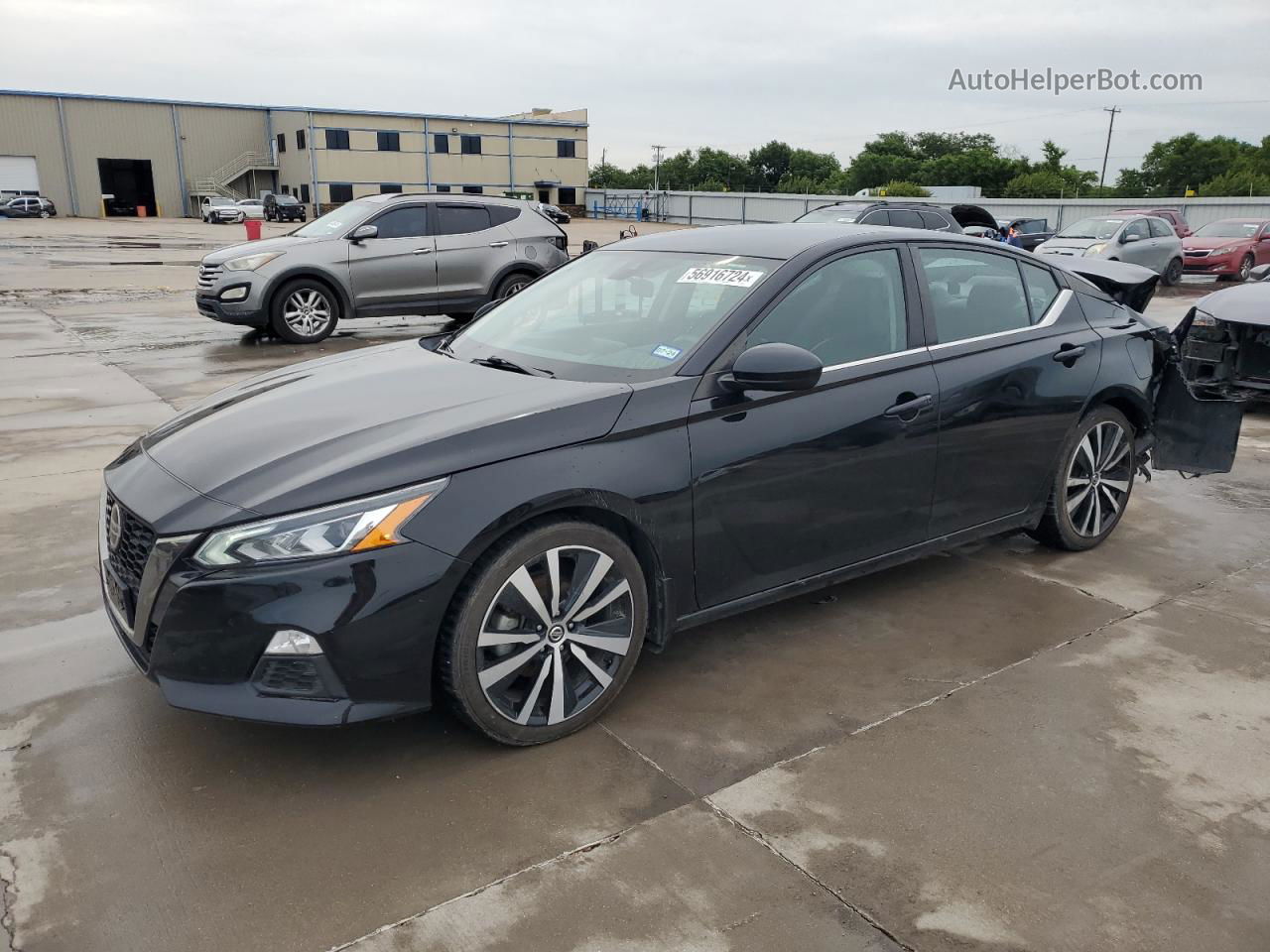 2020 Nissan Altima Sr Черный vin: 1N4BL4CV9LN306996