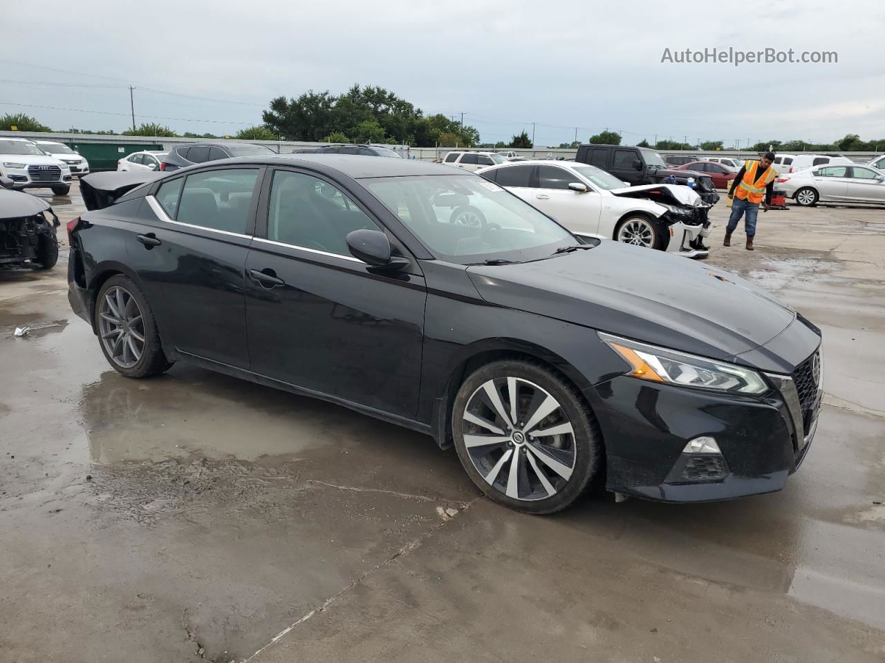 2020 Nissan Altima Sr Черный vin: 1N4BL4CV9LN306996