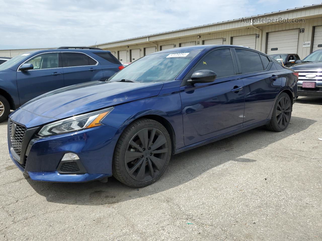 2021 Nissan Altima Sr Blue vin: 1N4BL4CV9MN313402