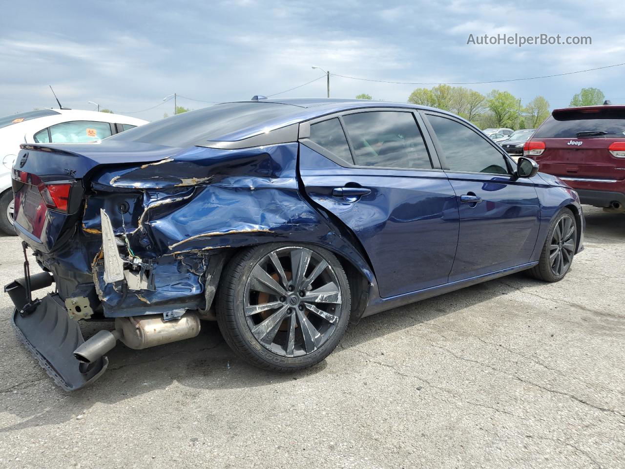 2021 Nissan Altima Sr Blue vin: 1N4BL4CV9MN313402