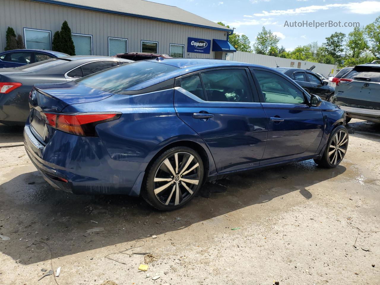 2021 Nissan Altima Sr Blue vin: 1N4BL4CV9MN329437