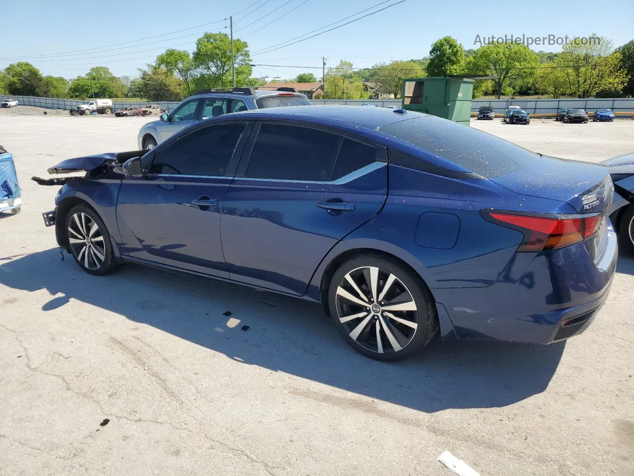 2021 Nissan Altima Sr Blue vin: 1N4BL4CV9MN353611