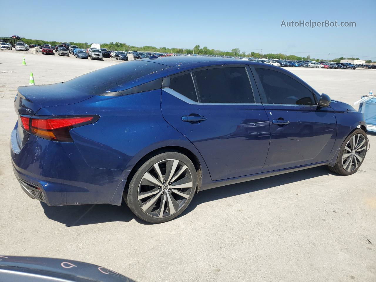 2021 Nissan Altima Sr Blue vin: 1N4BL4CV9MN353611