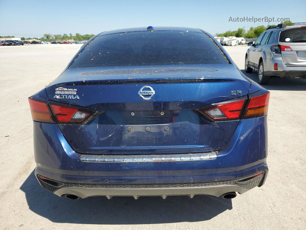 2021 Nissan Altima Sr Blue vin: 1N4BL4CV9MN353611